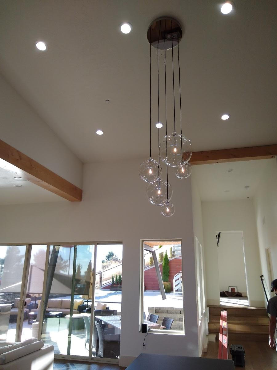 Drop lighting Install in Boise, Idaho