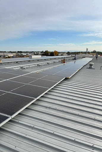 solar panels on roof in Caldwell, Idaho