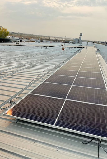 solar panels on roof in Caldwell, Idaho
